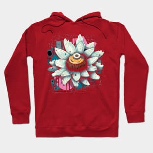 Abstract colourful flower illustration Hoodie